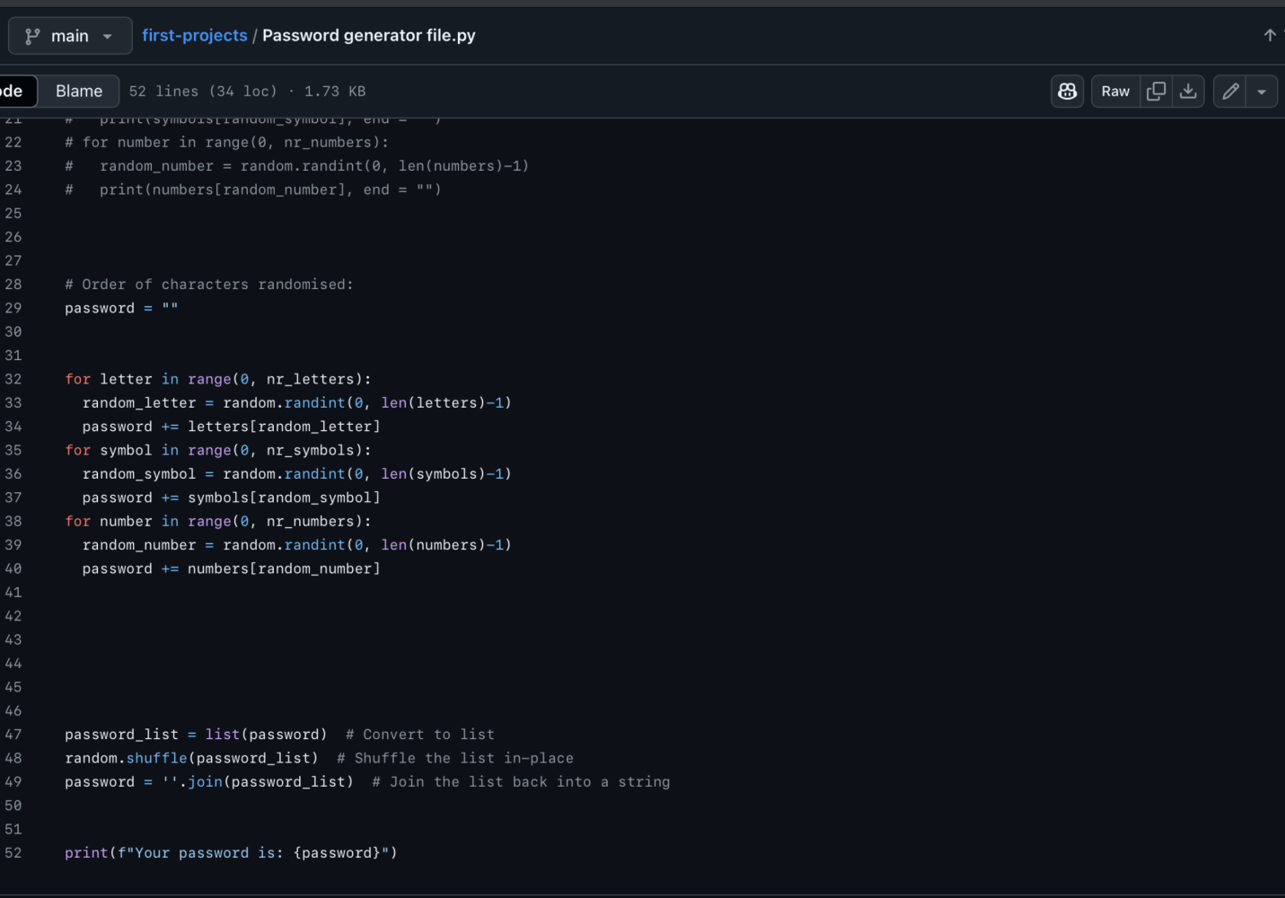 I Thought Coding Was Hard Until I Tried This… Password generator example